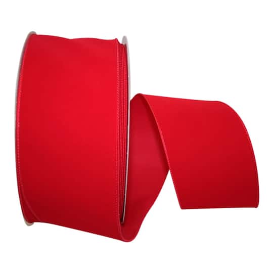 Reliant 4" x 10yd. Velvet Wired Ribbon